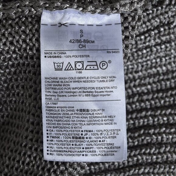 Banana Republic Metallic Chunky Knit Long Cardigan Sweater Champagne Size Small - Picture 13 of 15